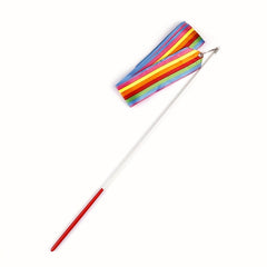 Rhythmic Gymnastic Ribbons Twirling Rod Stick for Gym Training