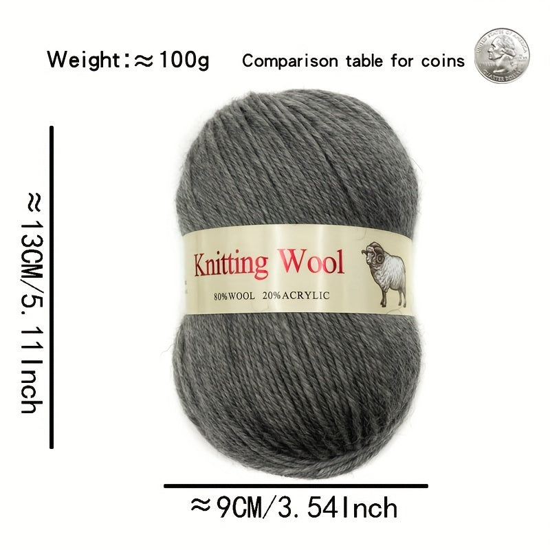 52pcs 4-strand Wool Thread - Australian Wool Blend - Anti-pilling - Soft & Waxy
