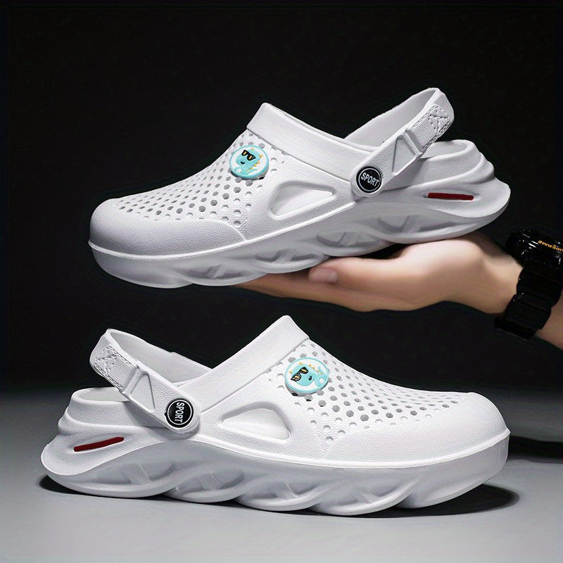 Men's Closed Toe Clogs Sandals Soft Sole Outdoor Walking Shoes