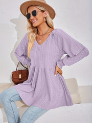 Eyelet Embroidered Lantern Sleeve Top