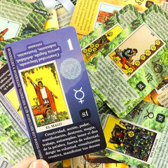 Tarot Cards in Spanish 78pcs Future Fate Indicator Board Game