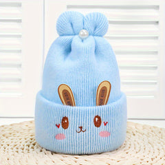 Kids Winter Little Rabbit Beanie Hat