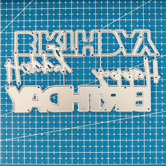 Scrapbooking Cut Die Decorative Stencil Templates Happy Birthday W