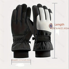 Winter Windproof Skiing Gloves Waterproof Touch Screen