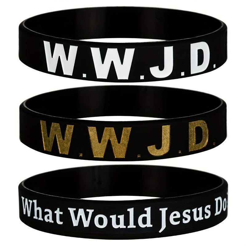 Women's Rubber Faith Blessing Wristband