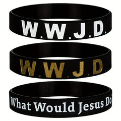 Women's Rubber Faith Blessing Wristband