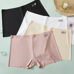 4 Pack Plus Size Seamless High Rise Panties Women's Plus Medium Stretch