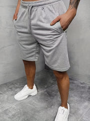 Men's Loose Fit Comfy Shorts - Stretch Elastic Waist Drawstring Athletic Shorts