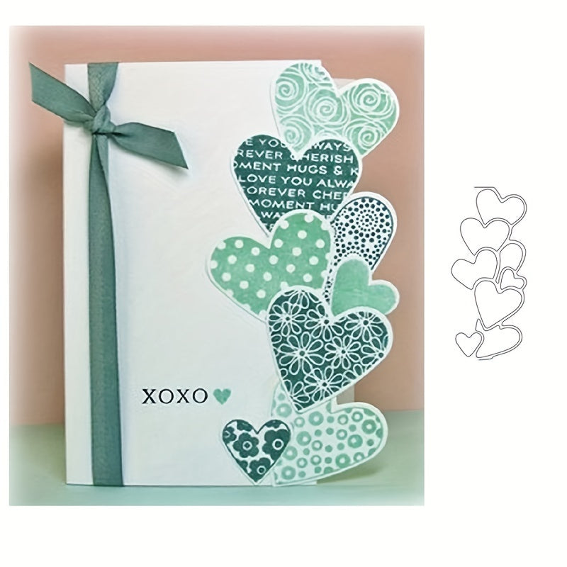 Love Heart Border Frame Metal Cutting Dies for Scrapbook Paper