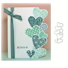 Love Heart Border Frame Metal Cutting Dies for Scrapbook Paper