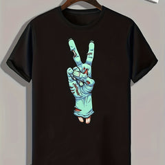 Injured Hand Print Men's Graphic T-shirt