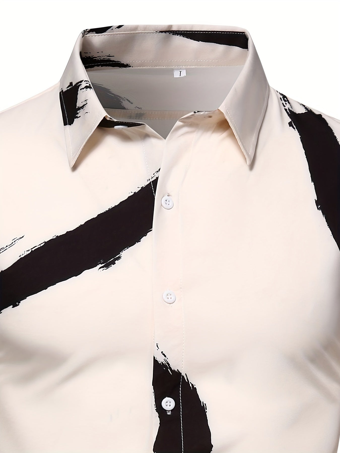 Casual Men s Shirt Turn Down Collar Long Sleeves Regular Fit