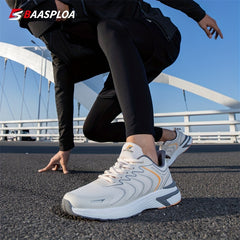 BASSPLOA Lightweight Mesh Sport Shoes Comfortable Breathable Sneakers