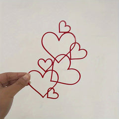 Heart Acrylic Cake Topper for Mother's Day & Anniversaries