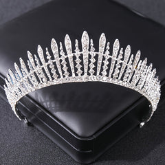Queen's Tiara Crown Rhinestone Hair Hoop Wedding Accessories