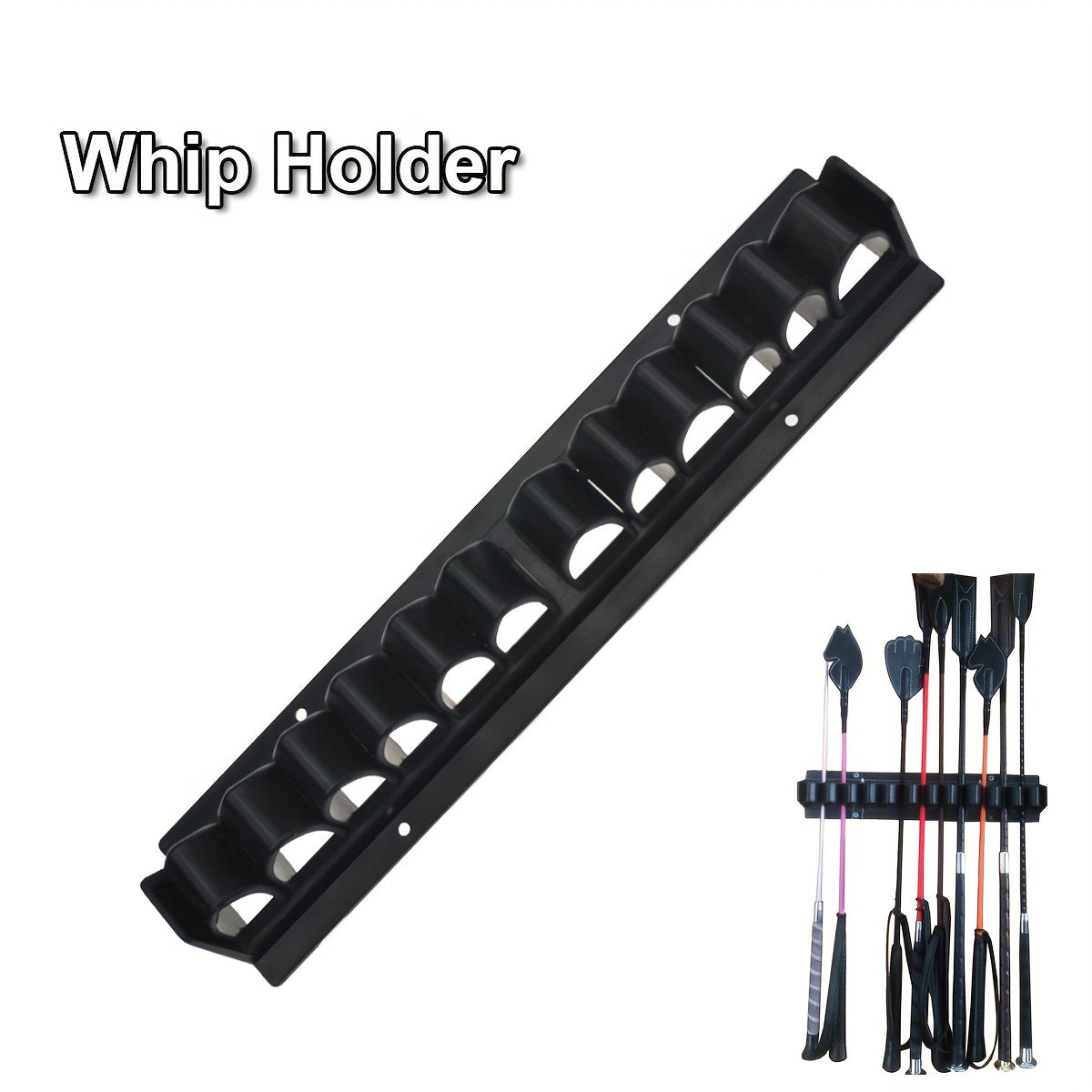 Plastic Whip Holder Whip Rack Wall Mounted Whip And Crop Holder