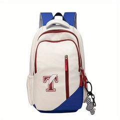 Casual Student Bag Large Capacity Backpack With Pendant
