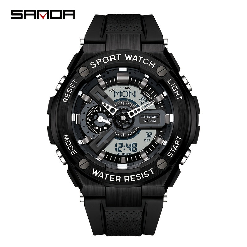 Sanda Boy's Dual Display Sports Watch Gift