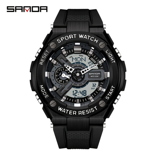 Sanda Boy's Dual Display Sports Watch Gift