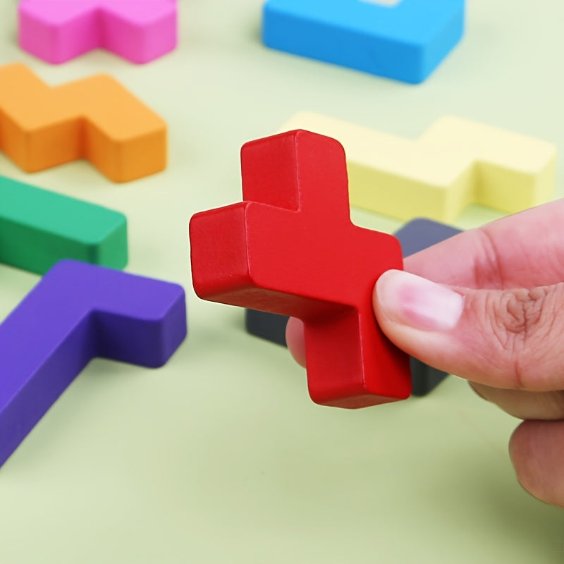 Shadow Guessing Game Balance Building Blocks Puzzle Toy
