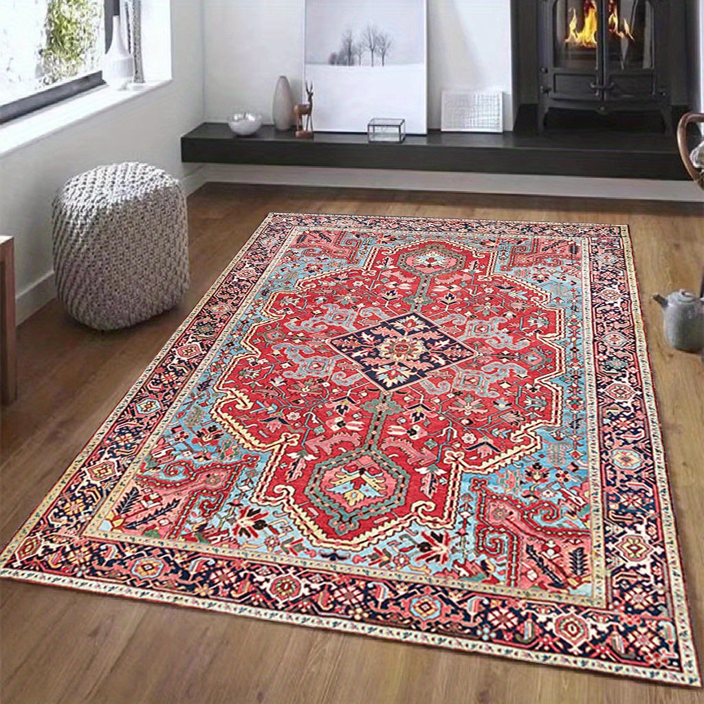 European Rug Modern Minimalist Light Geometric Machine Washable Non Shedding