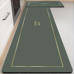 Rubber Backing Kitchen Floor Mat Non slip Waterproof Kitchen Rugs Sets