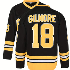 Men's 18 Vintage Ice Hockey Jersey Embroidery Long Sleeve Uniform