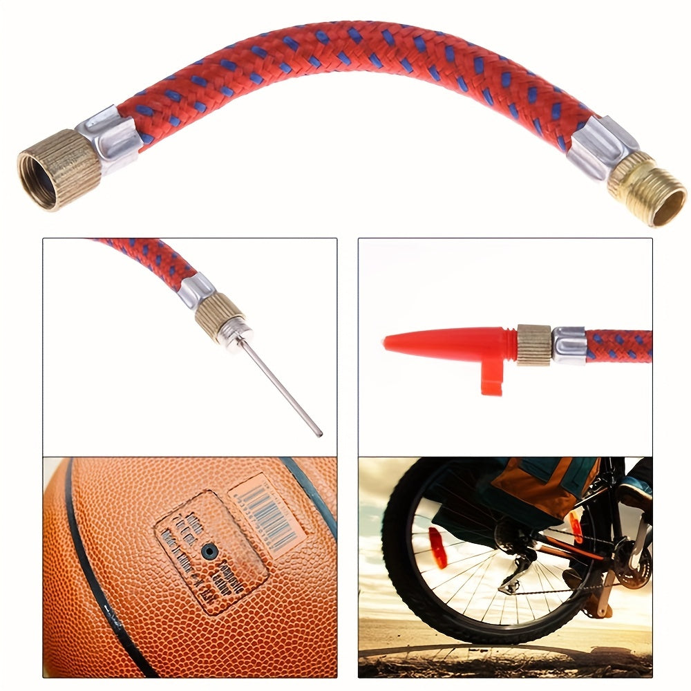 Portable Tire Inflating Needle Set for Bike Tyres Balls Airbeds
