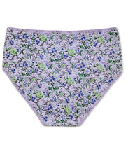 6pcs Floral Print Briefs Comfy & Breathable Intimates Panties