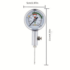 Ball Pressure Gauge Mini Air Pressure Gauge Barometer Tool