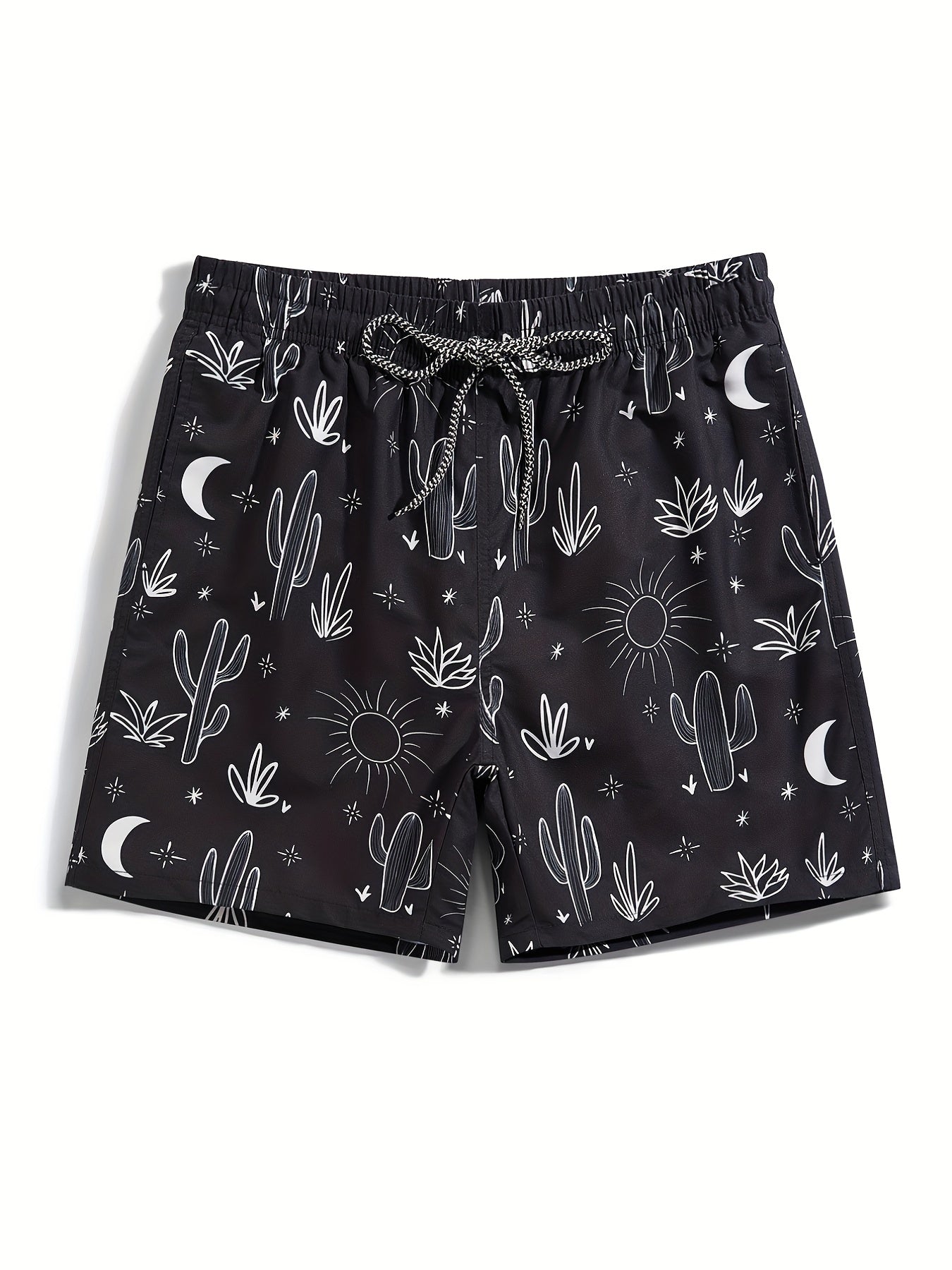 Men's Quick Drying Hawaiian Board Shorts Mesh Lining Pockets Swim Trunks