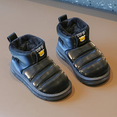 Boy's Snow Boots Warm Cozy Non Slip Outdoor Hiking Shoes
