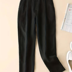 Solid Versatile Casual Summer Pants Women's Clothing