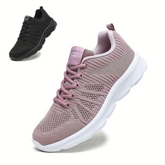 Men's Mesh Running Shoes Breathable Sneakers Lace Up