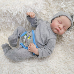 Levi Lovely Boy 48 Reborn Doll Realistic Skin Veins Hair Clothes Accessories
