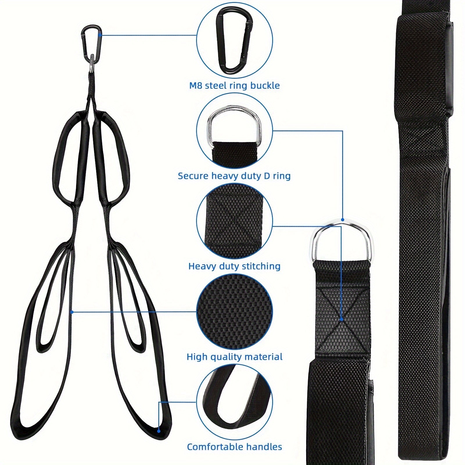Triceps Training Rope Cable Attachment Gym Accessories