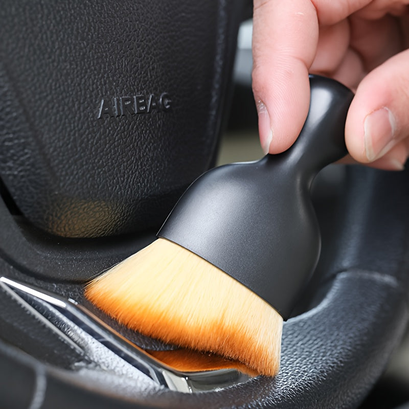 Car Interior Gap Dust Brush Short Air Conditioner Cleaning Brush
