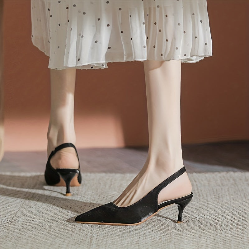 Women's Stiletto Heels Slingback Dress Pumps
