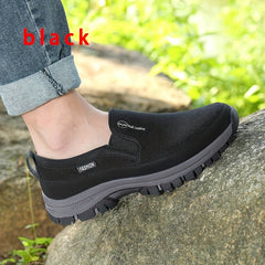 Men's Slip On Breathable Sneakers Non Slip Shoes for Outdoor Activities