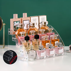 Makeup Storage Rack Transparent Acrylic Organizer for Cosmetics and Nail Polish