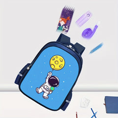 Astronaut Cartoon Schoolbag for Students 5-12