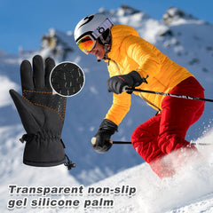 Waterproof Winter Gloves w/ Touchscreen - Ideal for Skiing & Outdoor Work