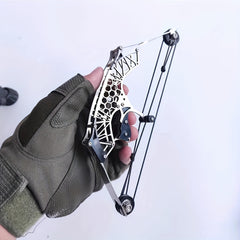 Mini Composite Bow Archery Set Stainless Steel Mini Bow Outdoor Toy