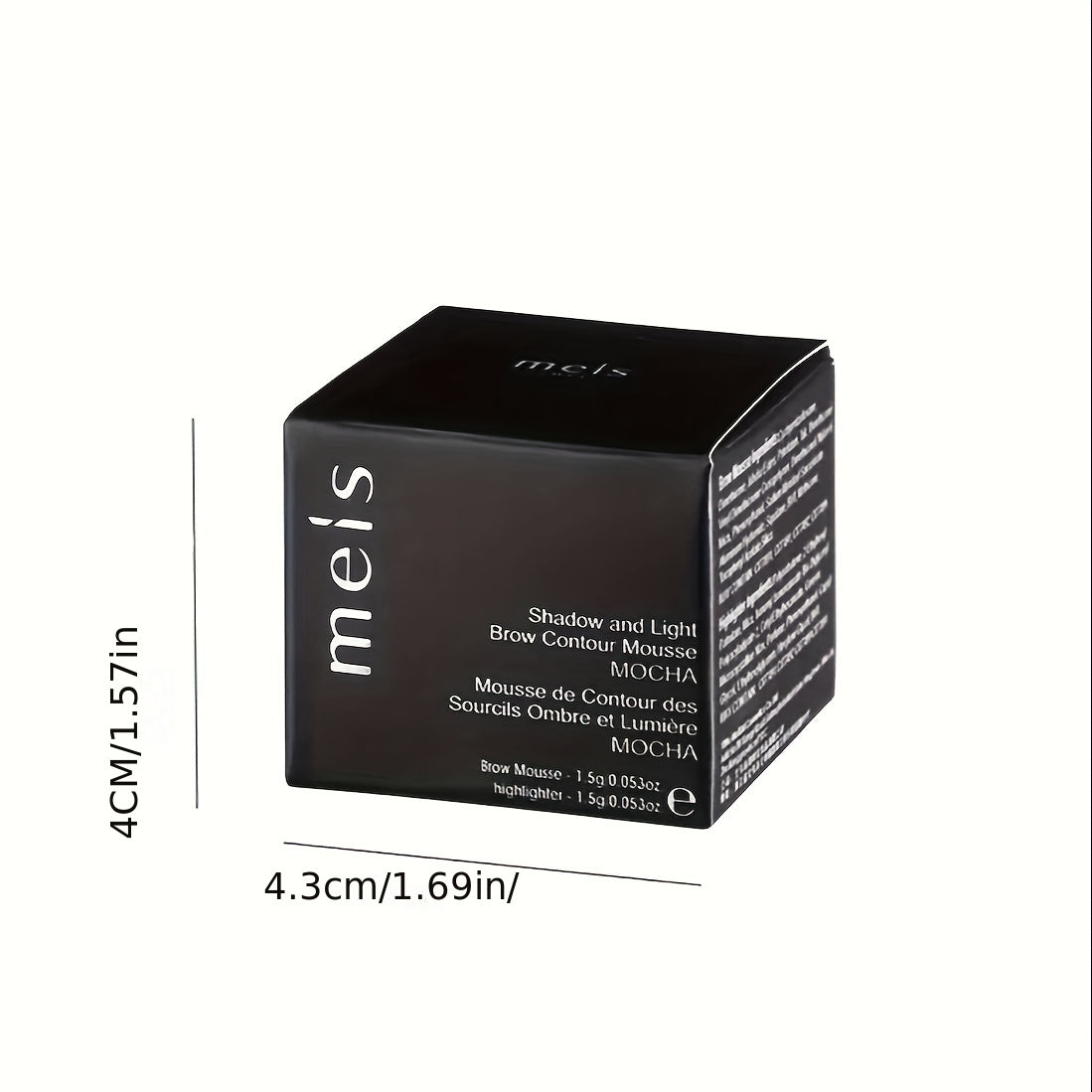 2-in-1 Eyebrow Dye Cream with Brush