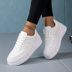 Women's Thick Bottom Skate Shoes Heightening Sneakers
