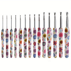 14pcs Crochet Hook Set Soft Handle For Arthritic Hands 2-10mm