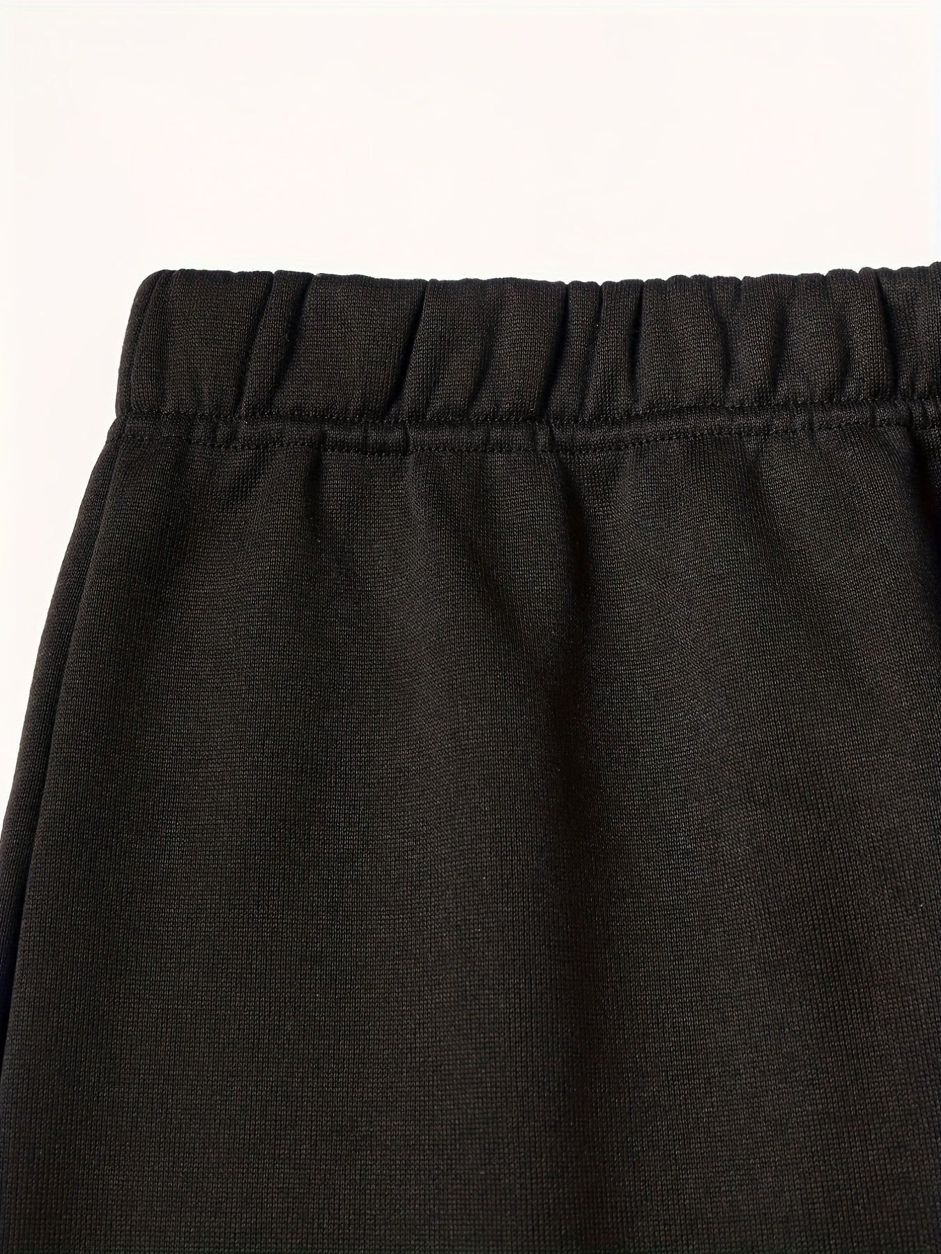 2 Pack Plus Size Basic Shorts Set Women's Elastic Stretch Two Piece Set