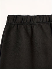 2 Pack Plus Size Basic Shorts Set Women's Elastic Stretch Two Piece Set