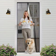 Magnetic Door Screen Heavy Duty Gauze Curtain 100mmX210mm