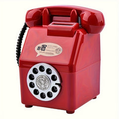 Vintage Telephone Money Box Retro Piggy Bank